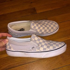 Grey slip on vans